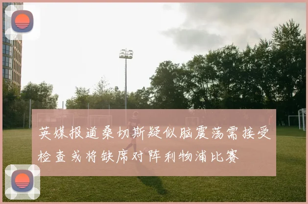 英媒报道桑切斯疑似脑震荡需接受检查或将缺席对阵利物浦比赛